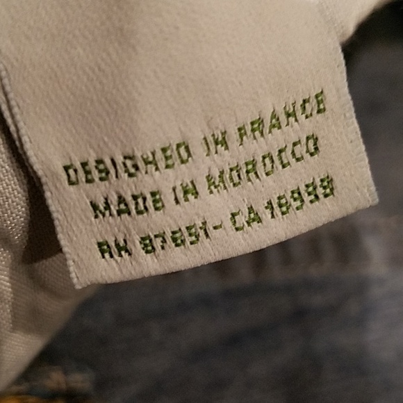 Lacoste Jean Pencil Skirt Detailed Back Size 4 US - Picture 8 of 8